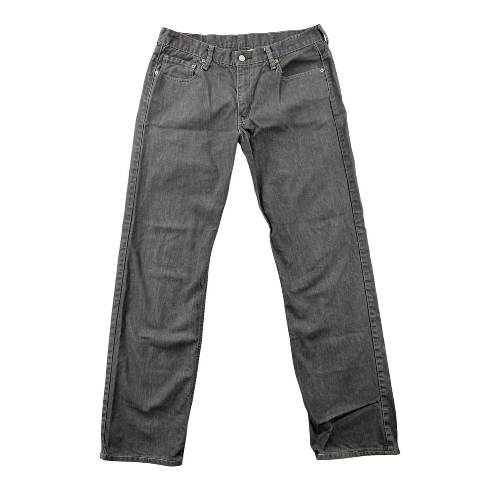 Levis 569 Loose Straight‎ Fit Denim Jeans Men 34x36 (fits 36x33) Charcoal Gray